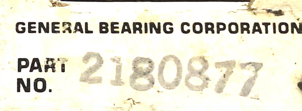 Genbearco Bearing 2180877 [Lot of 4] NOS