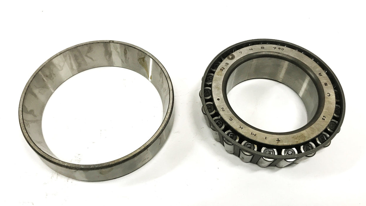 Timken Tapered Roller Bearing Cone and Cup Assembly 47487/47420 NOS