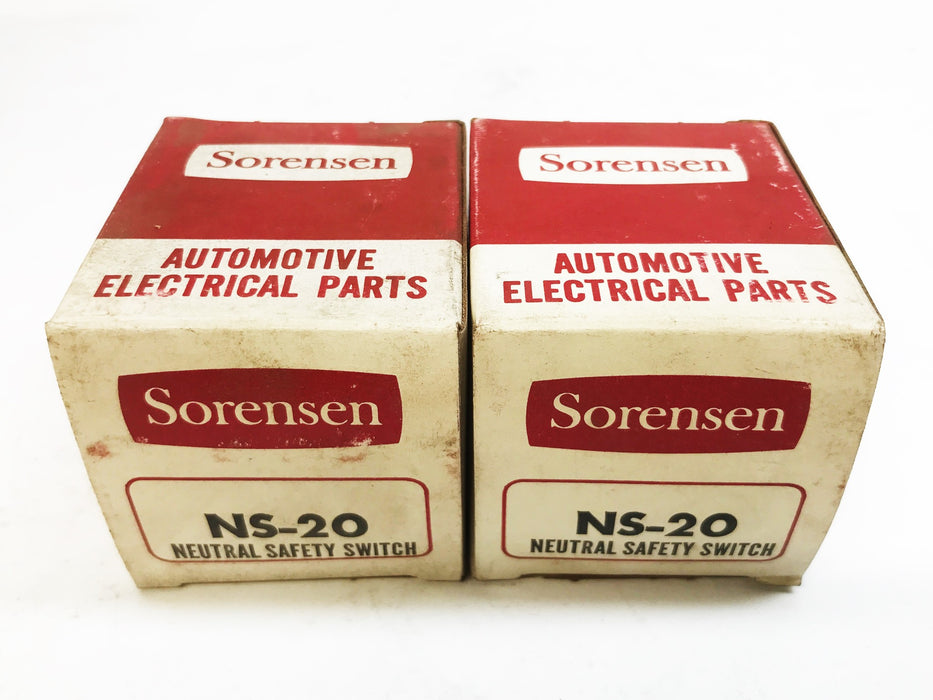 Sorensen Neutral Safety Switch NS-20 [Lot of 2] NOS