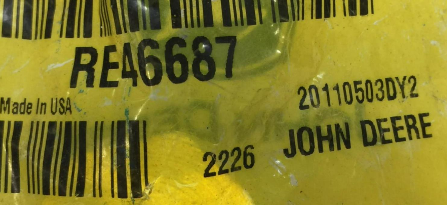 John Deere Drain Plug RE46687 [Lot of 3] NOS