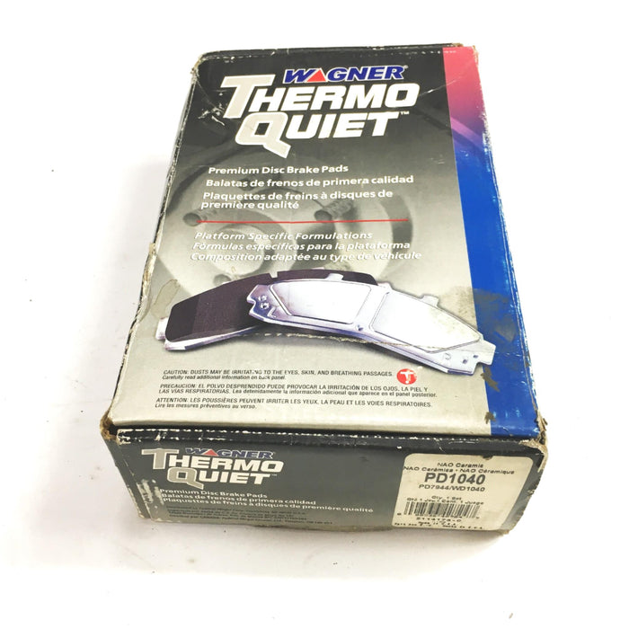 Wagner Thermo Quiet Brake Pads PD1040 NOS