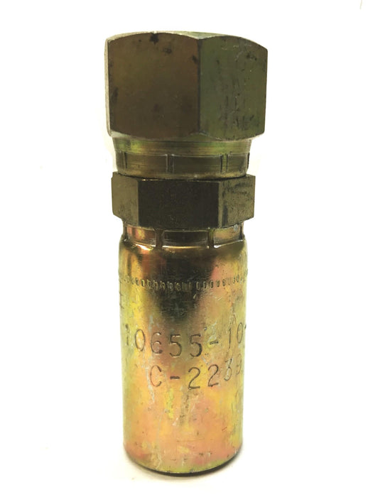 Parker Parflex 55 Series Hose Fitting 10655-10-8 [Lot of 2] NOS