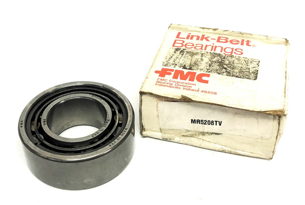 FMC Link-Belt Cylindrical Roller Bearing MR5208TV (M5208T/MR5208) NOS
