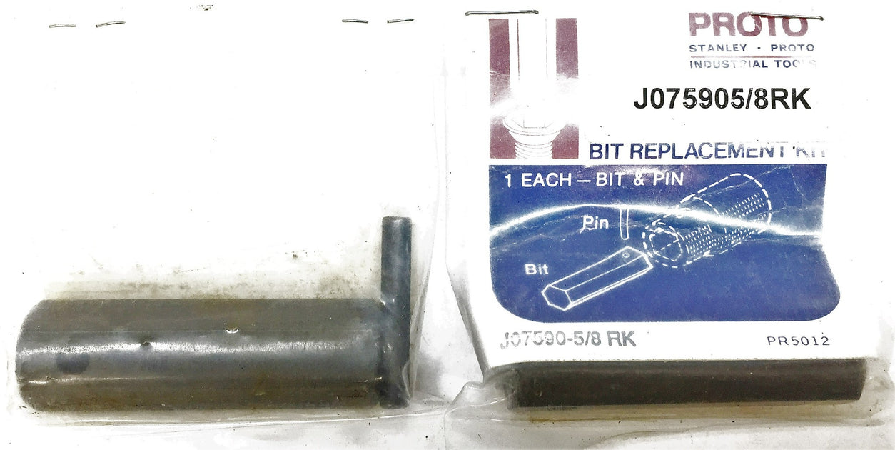 Proto Bit Replacement Kit J075905/8RK [Lot of 2] NOS —