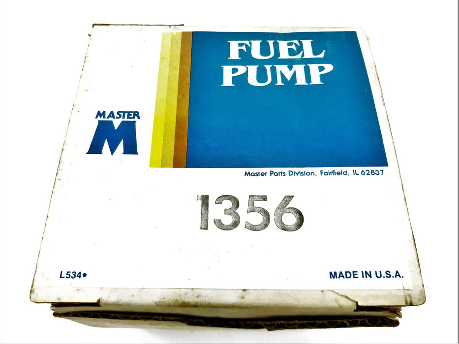 Master Fuel Pump Assembly 1356 NOS