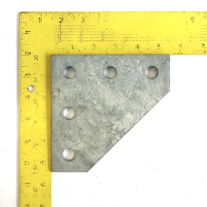 Cooper B-Line Galvanized 5-Hole Corner Gusset Plate B556HDG, Box of 15, NOS