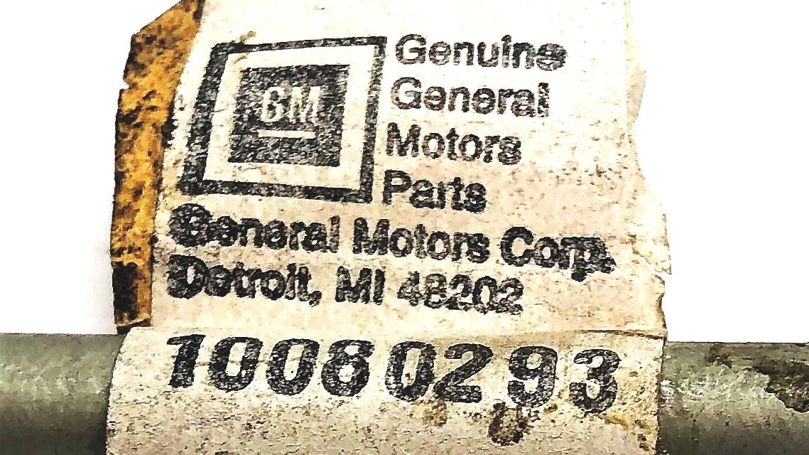 GM Transmission Oil Cooler Lower Pipe Assembly 10080293 NOS