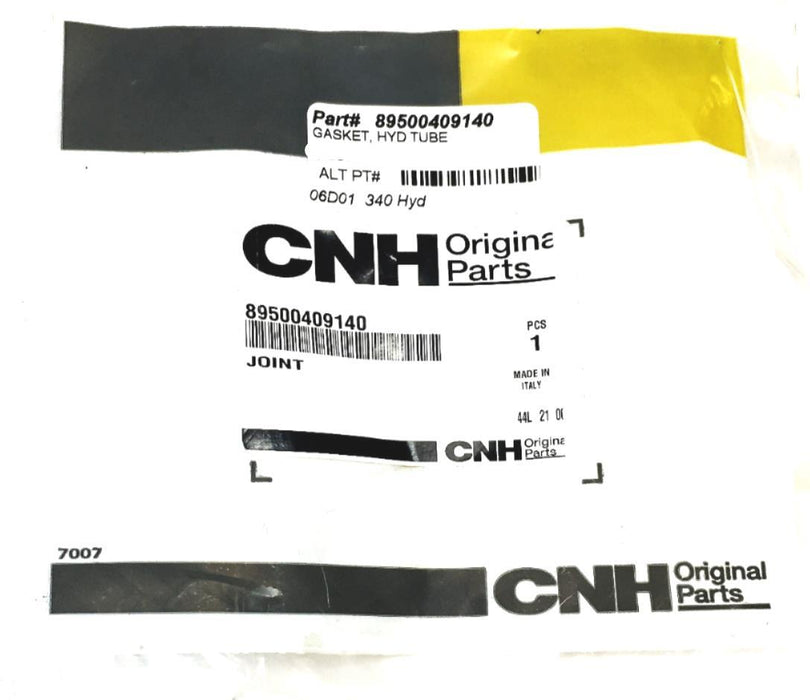 Gasket for CNH/Case New Holland 89500409140 NOS