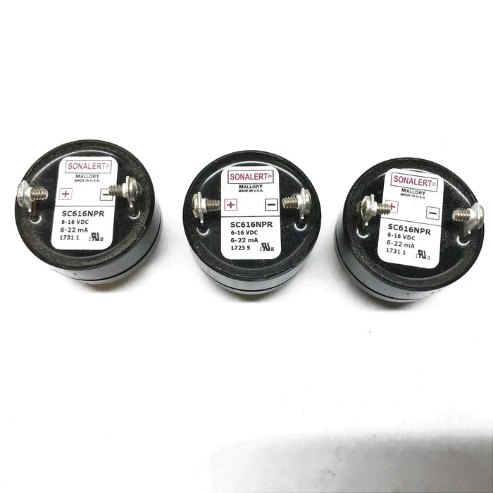 Sonalert Buzzer SC616NPR [Lot of 3] NOS