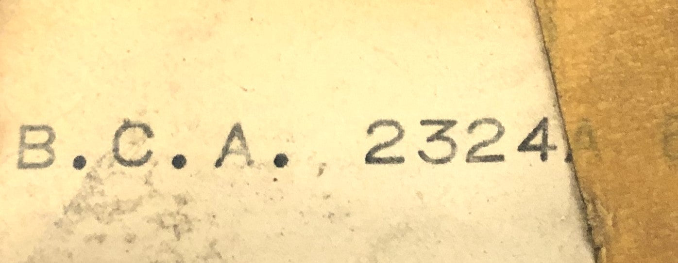 BCA Single Row Thrust Ball Bearing 2324A NOS