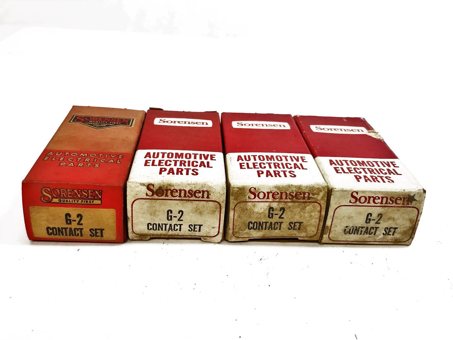 Sorensen Ignition Contact Set G-2 [Lot of 4] NOS