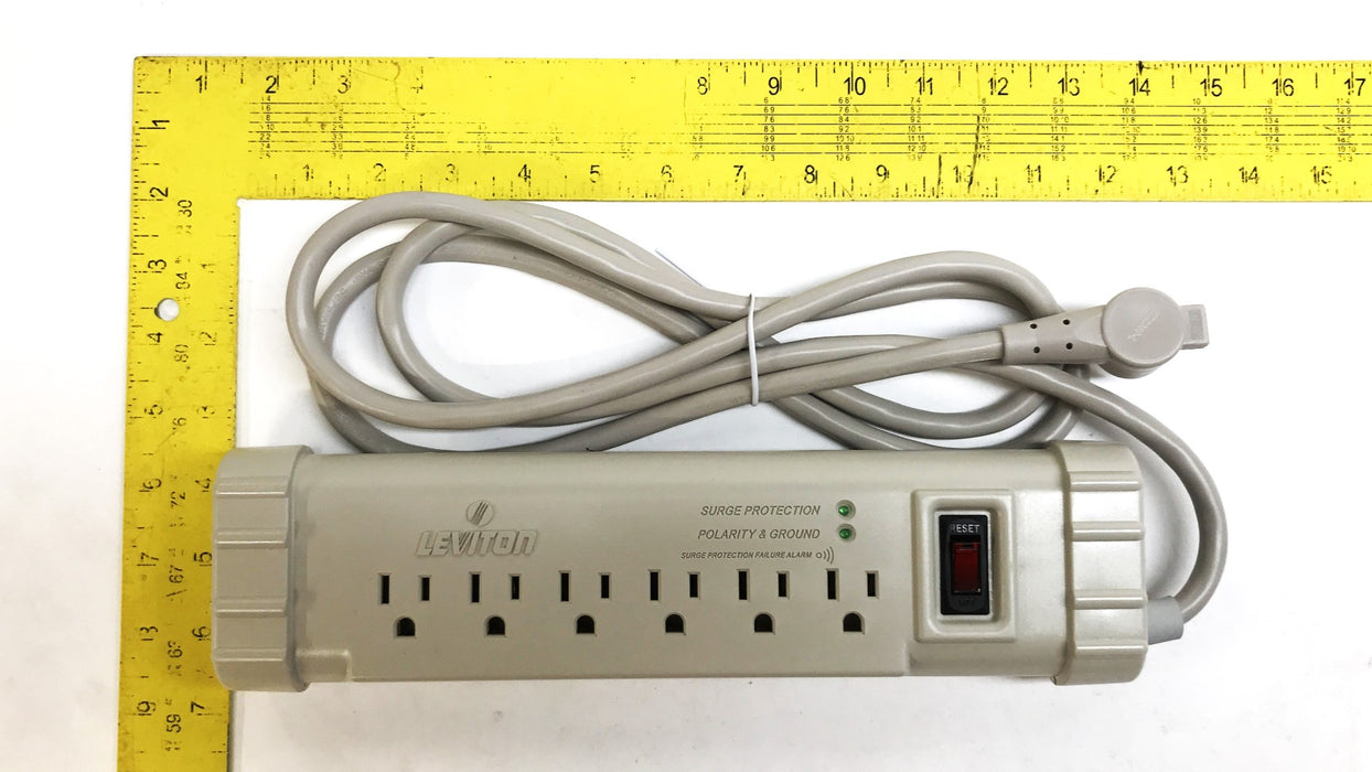 Leviton Office Grade Surge Protector Strip w LED indicator S1000-PS NOS