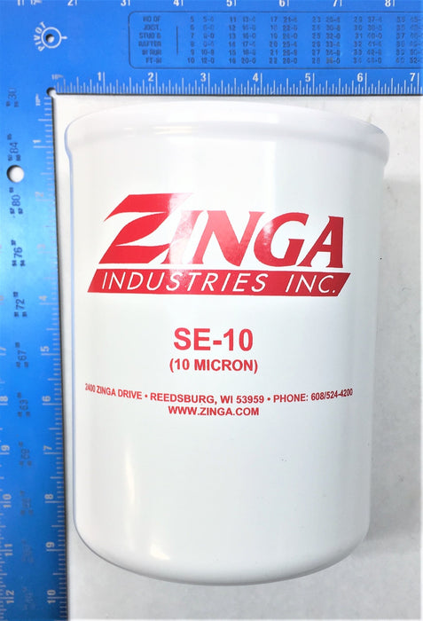 ZINGA INDUSTRIES Oil Filter SE-10 NOS