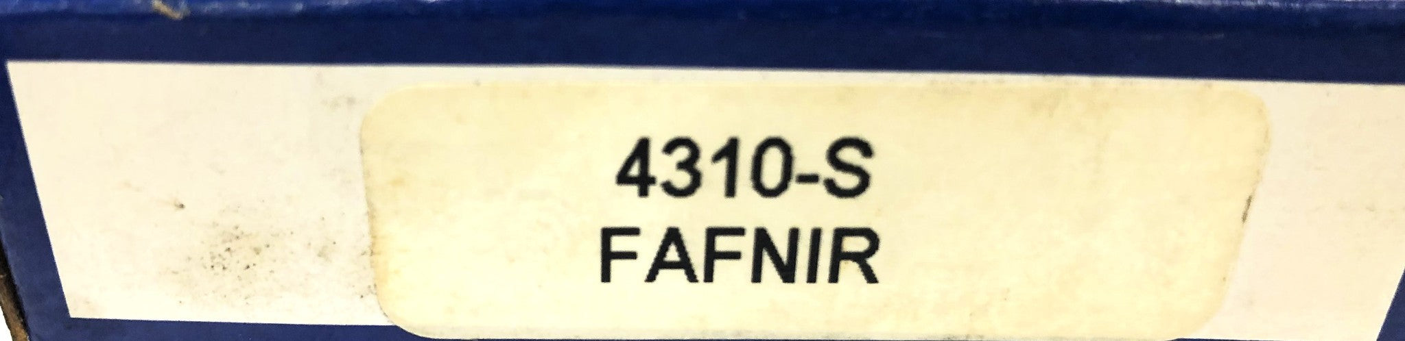 Fafnir Thrust Bearing 4310S NOS