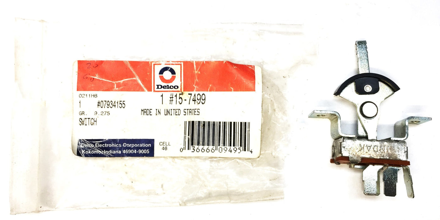 Delco Switch 15-7499 (07934155) NOS