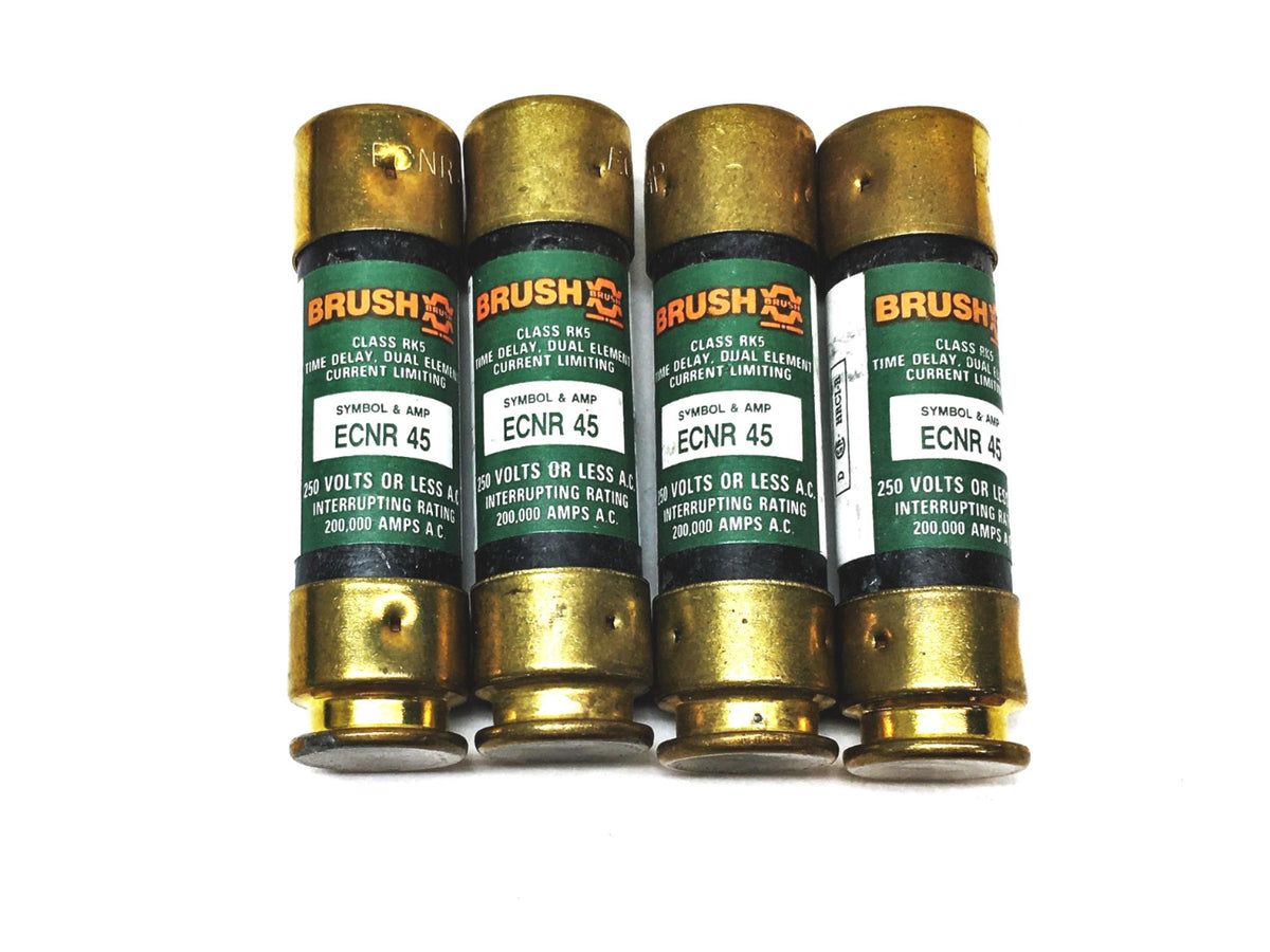 Brush Class RK5 45A 250V Fuse ECNR-45 [Lot of 4 ...
