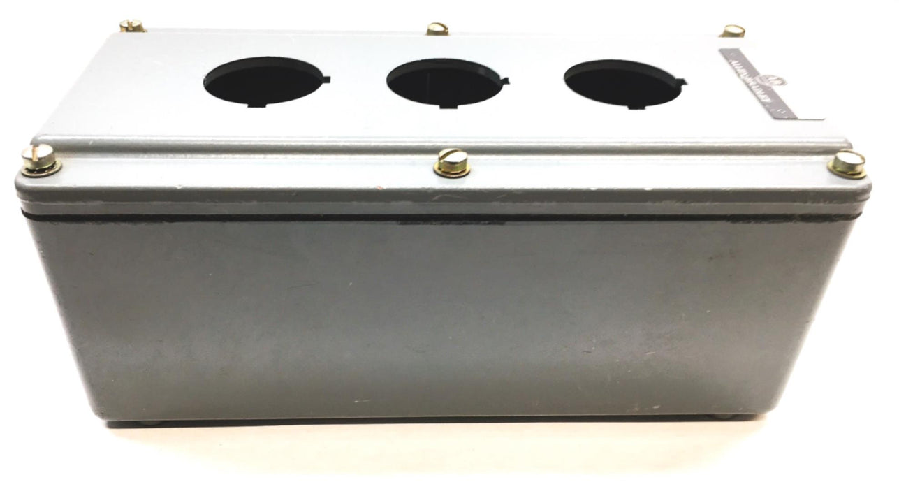Allen Bradley Series T Push Button Station Enclosure Only 800T-2TAP USED