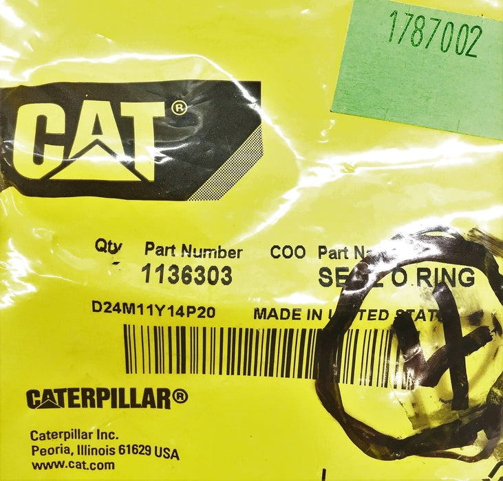 Caterpillar/CAT O-Ring 1136303 [Lot of 4] NOS