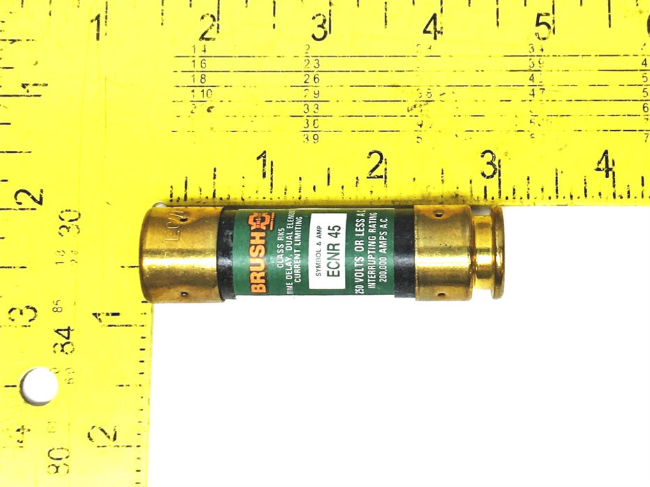 Brush Class RK5 45A 250V Fuse ECNR-45 [Lot of 4]