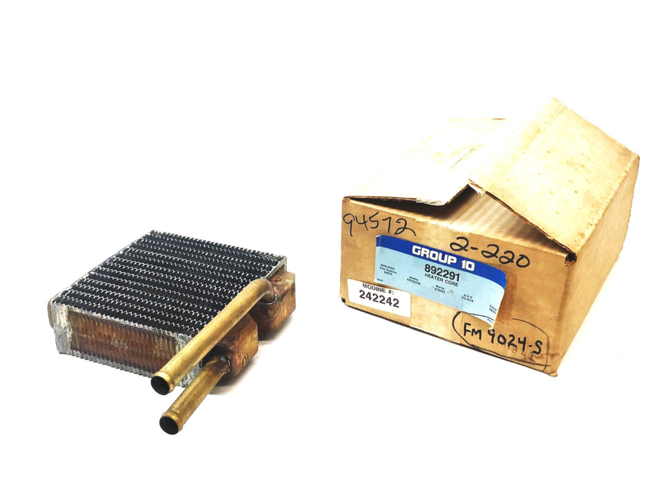 Group 10 Heater Core 892291 NOS