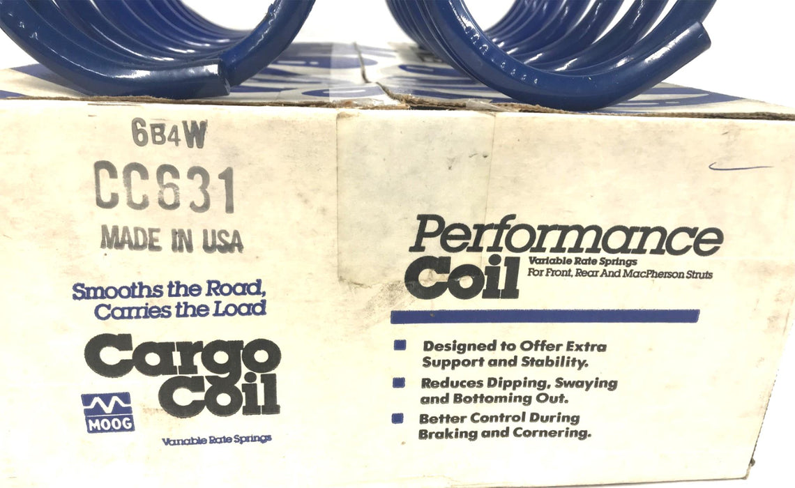 MOOG Cargo Coil Spring Pair CC631 NOS