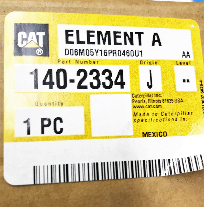 Caterpillar CAT OEM Air Filter Element 140-2334 NOS