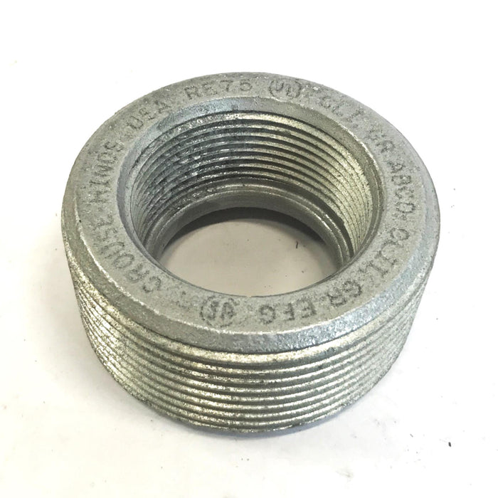 Eaton 2-1/2 inch x 1-1/2 inch Conduit Hub Reducer RE75 [Lot of 6] NOS