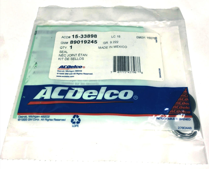 GM PN# 89019245 Valve A/C Expansion O Ring Fits Multiple NEW GENUINE ACDelco