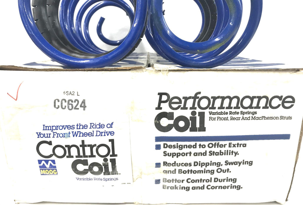 MOOG Control Coil Spring Pair CC624 NOS
