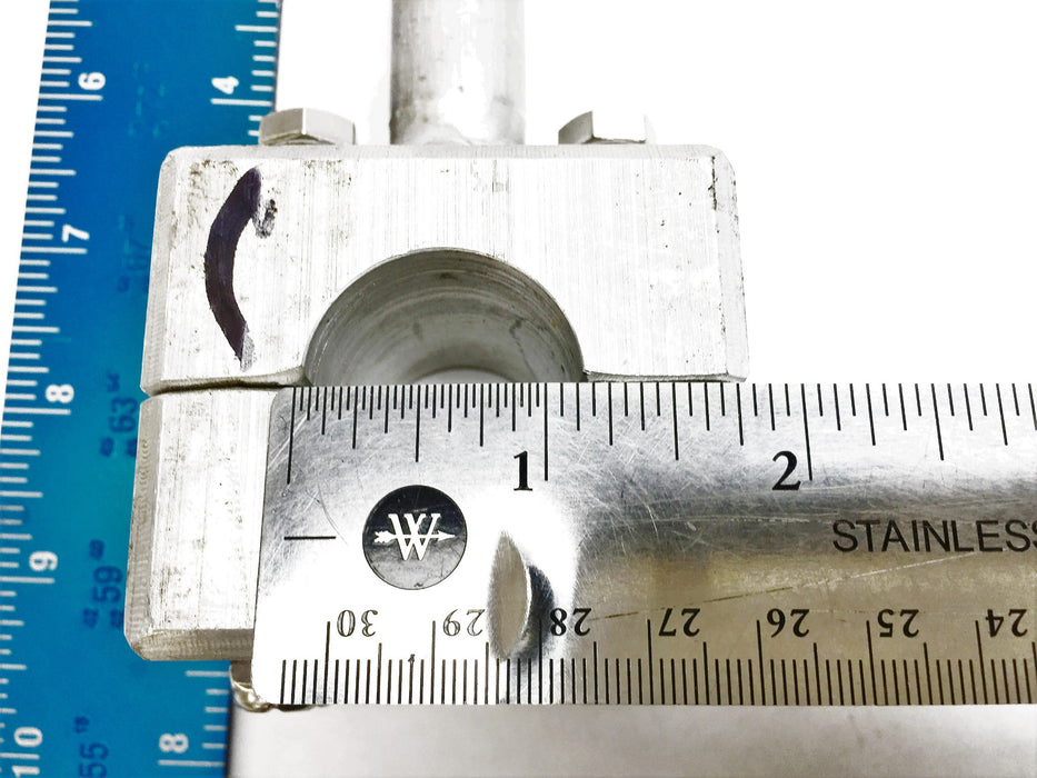 Unbranded Aluminum Bar Mount Extension [Lot of 2] NOS