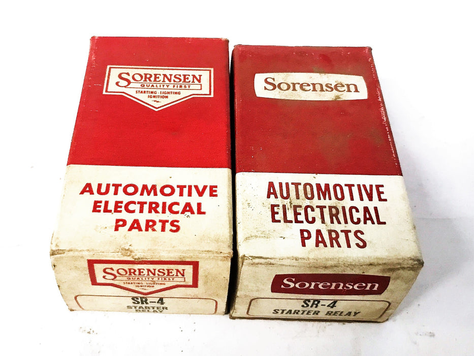 Sorensen Starter Relay SR-4 [Lot of 2]  NOS