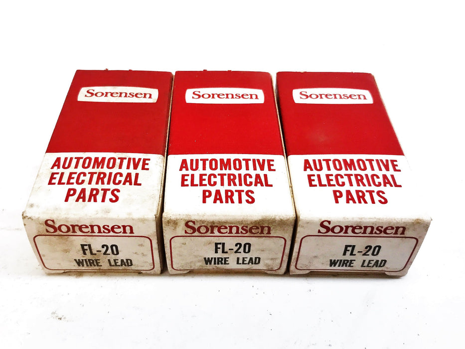 Sorensen Ignition Wire Lead FL-20 [Lot of 3] NOS