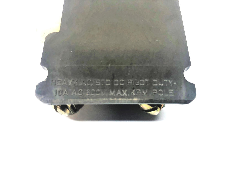 Unbranded Heavy AC/STD DC Pilot Duty 10A AC 600V Max KPM Pole USED