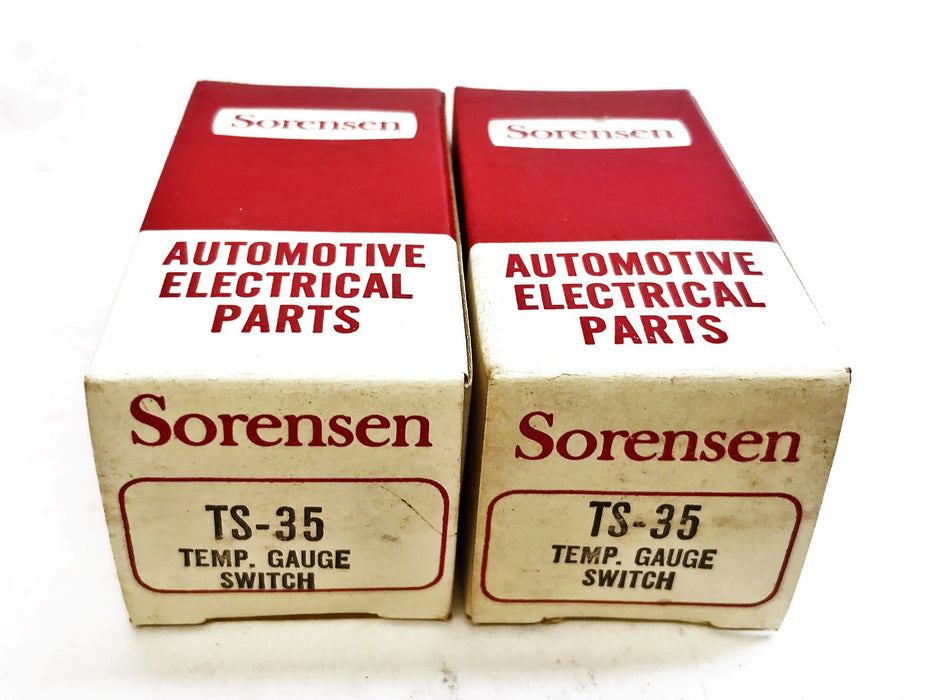 Sorensen Temperature Gauge Switch TS-35 [Lot of 2] NOS