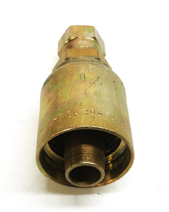 Unbranded Steel Swivel Hydraulic Hose Fitting 10643-6-8 [Lot of 2] NOS