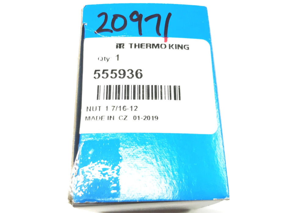 Thermo King Nut 1 7/16-12 555936 NOS