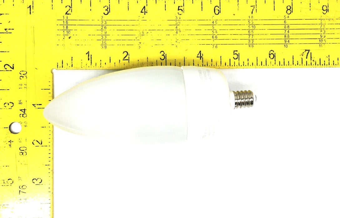 TCP 14W Torpedo Candelabra Base Light Bulbs Case Of 12 10714C NOS