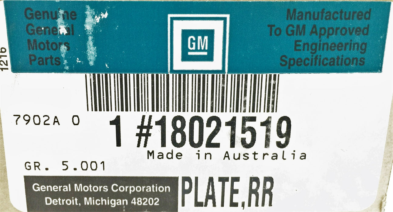 GM/General Motors Disk Brake Caliper Bracket 18021519 (1802-1519) NOS