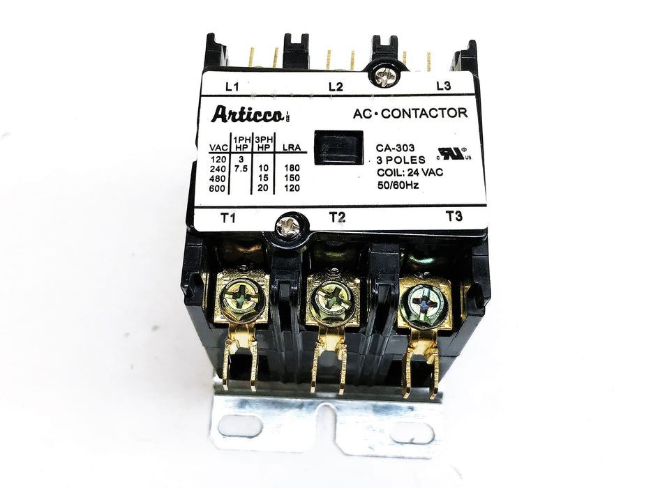Articco 3-Pole  30 AMP Contactor CA-303 NOS