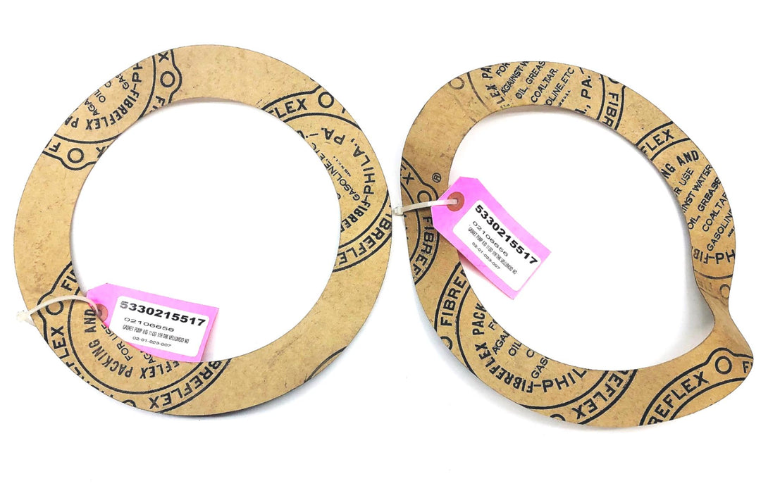 Vellumoid 8IN ID 11IN OD 1/16IN THK Pump Gasket 02-01-023-007 [Lot of 2] NOS