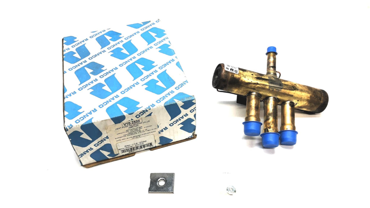 Ranco Heat Pump Reversing Valve Less Coil V10-314080-100 (V10-2500) NOS