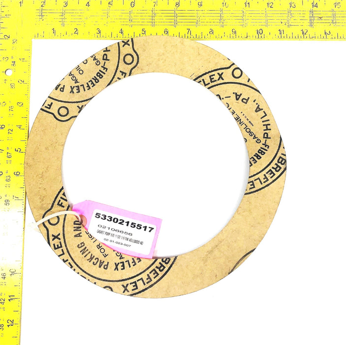 Vellumoid 8IN ID 11IN OD 1/16IN THK Pump Gasket 02-01-023-007 [Lot of 2] NOS