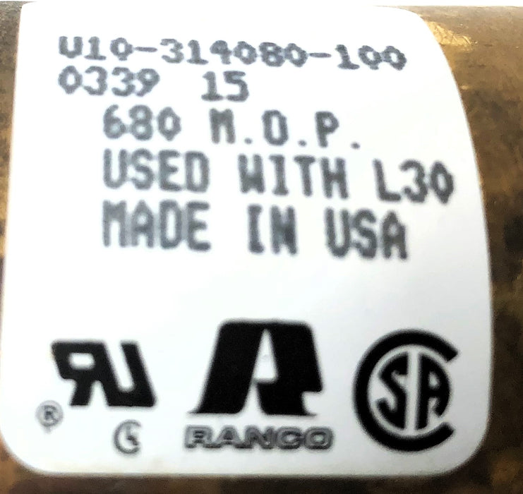Ranco Heat Pump Reversing Valve Less Coil V10-314080-100 (V10-2500) NOS