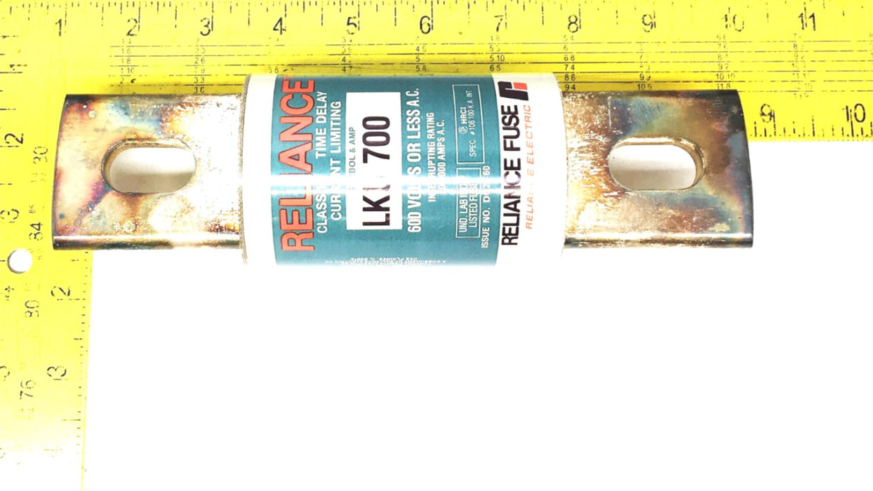 Reliance Class L 600 Volt Fuse LKU700 USED