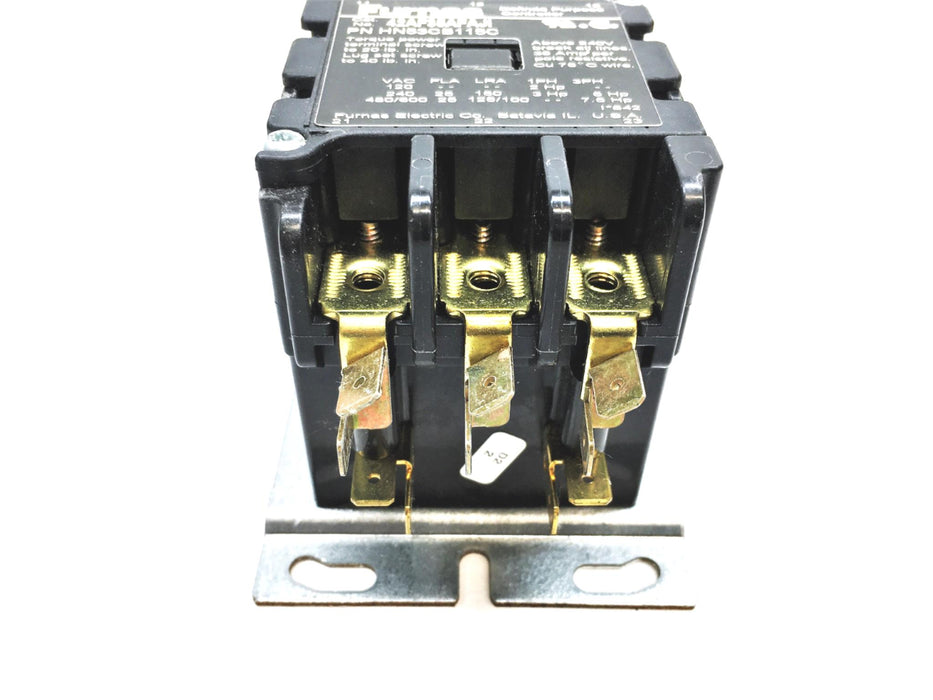 Carrier, 240/480/600V 150/125/100LRA 25FLA 35A 3 Pole Contactor HN53CB115 NOS
