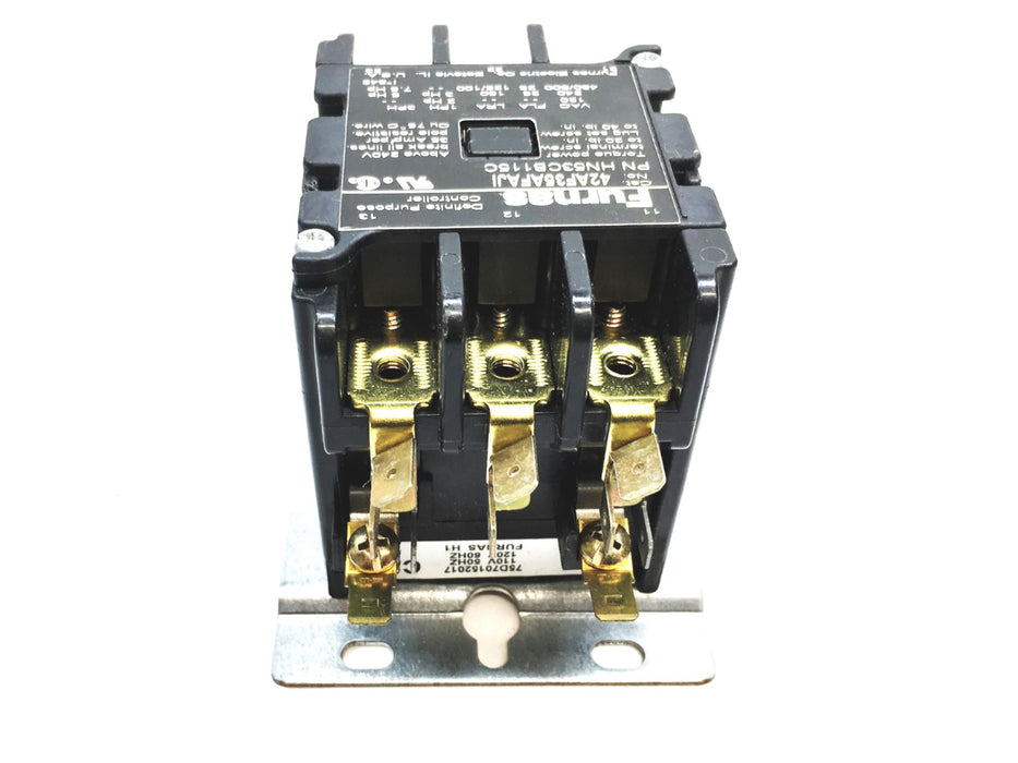Carrier, 240/480/600V 150/125/100LRA 25FLA 35A 3 Pole Contactor HN53CB115 NOS