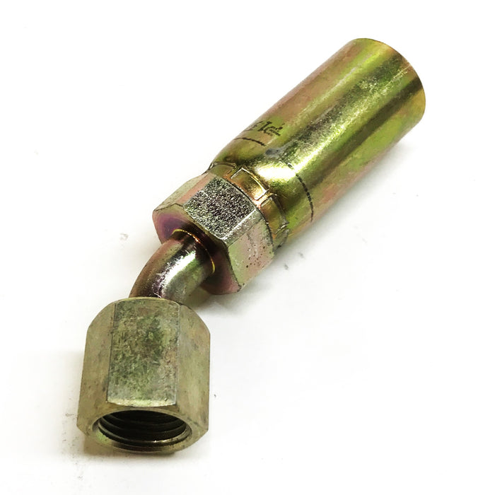 Parker Parflex 45 Degree Hydraulic Hose Fitting 13755-6-6 [Lot of 2] NOS