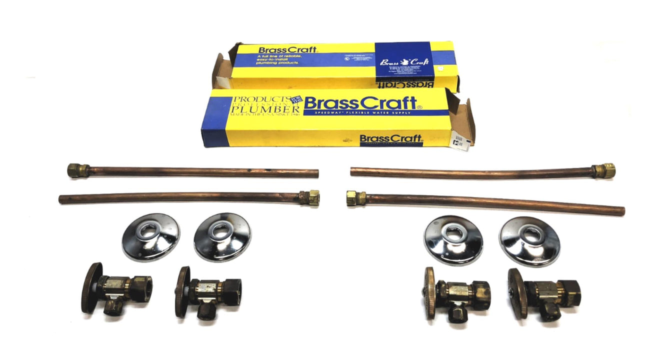 BrassCraft Faucet Supply Kit OCR1912KCR [Lot of 2] NOS