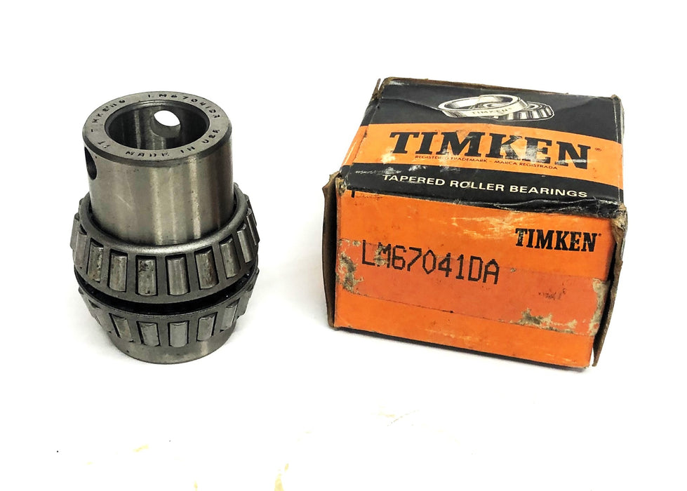 Timken Tapered Double Roller Bearing Kit LM67041DA NOS