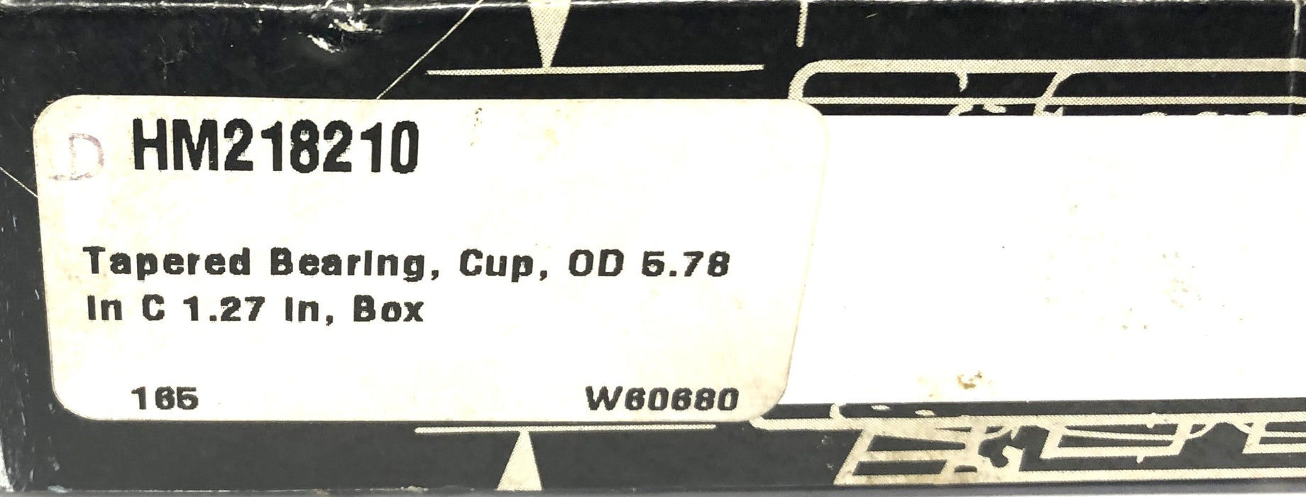 Peer Tapered Bearing Cup HM218210 NOS